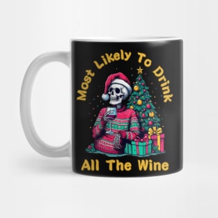 Most Likely To Drink All The Wine Mug